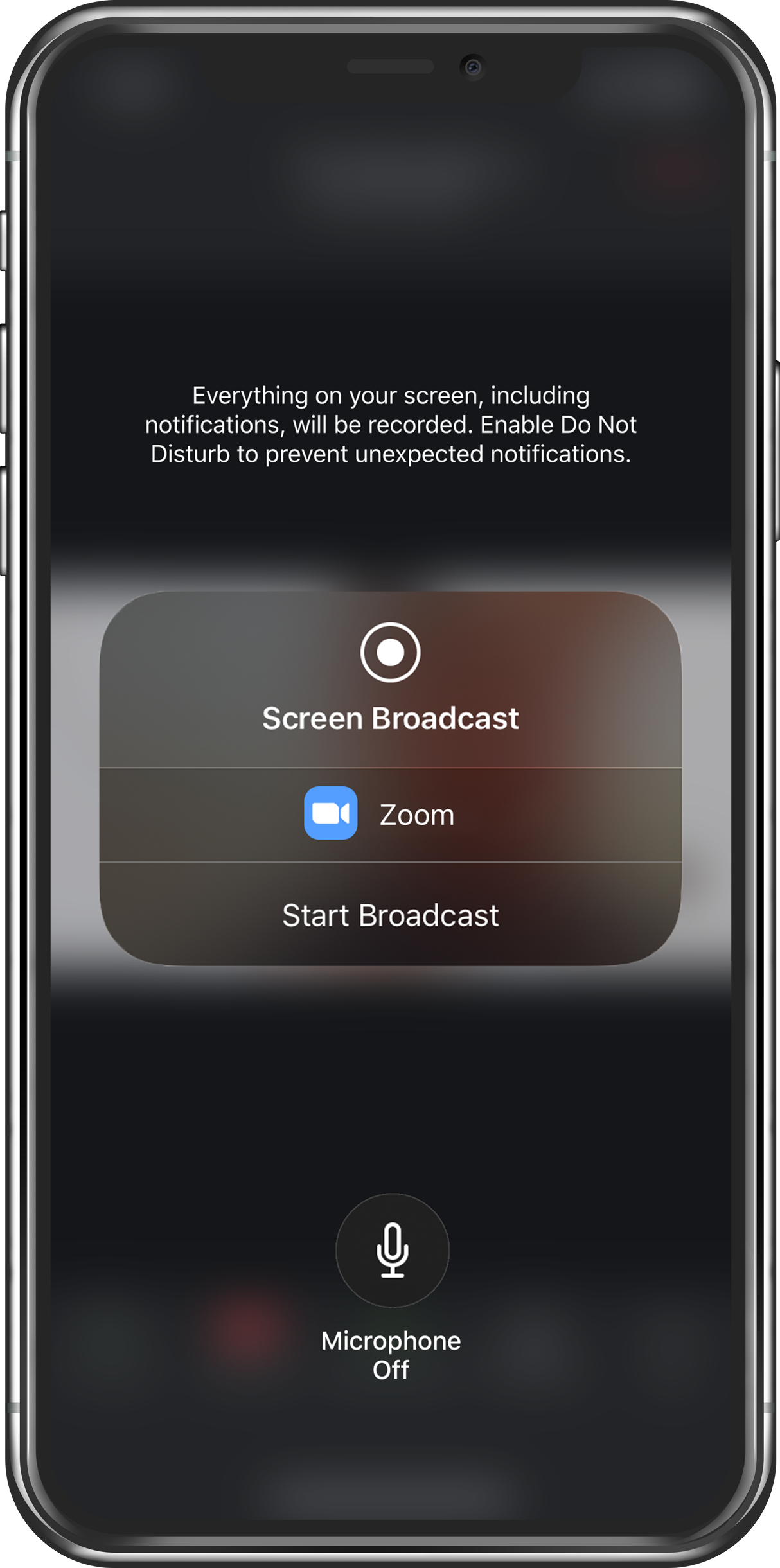 how to set up zoom call on iphone